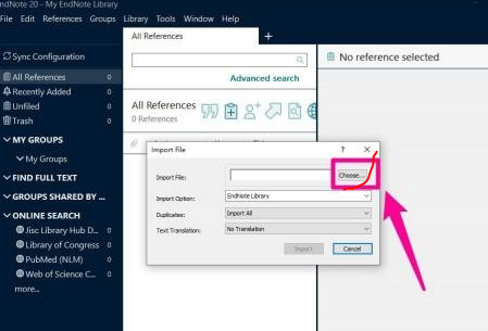 《Endnote》导入中文文献没反应解决方法