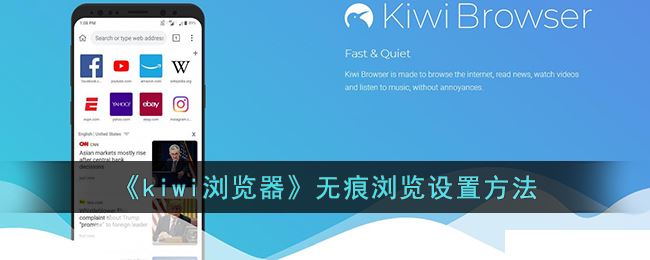 《kiwi浏览器》无痕浏览设置方法