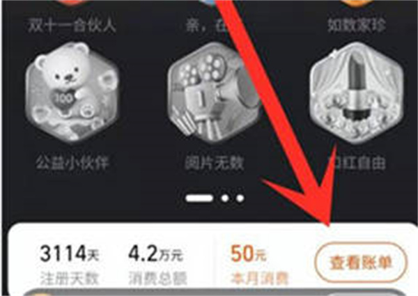 《淘宝》怎么查看月消费金额