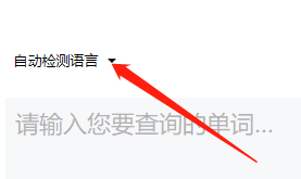 《有道词典》怎么指定检测语言