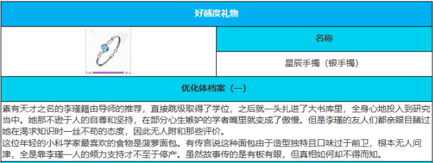 《绯色回响》李瑾角色技能属性介绍