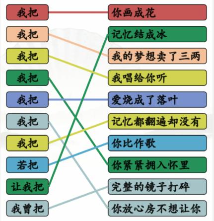 《汉字找茬王》连我把的歌通关攻略